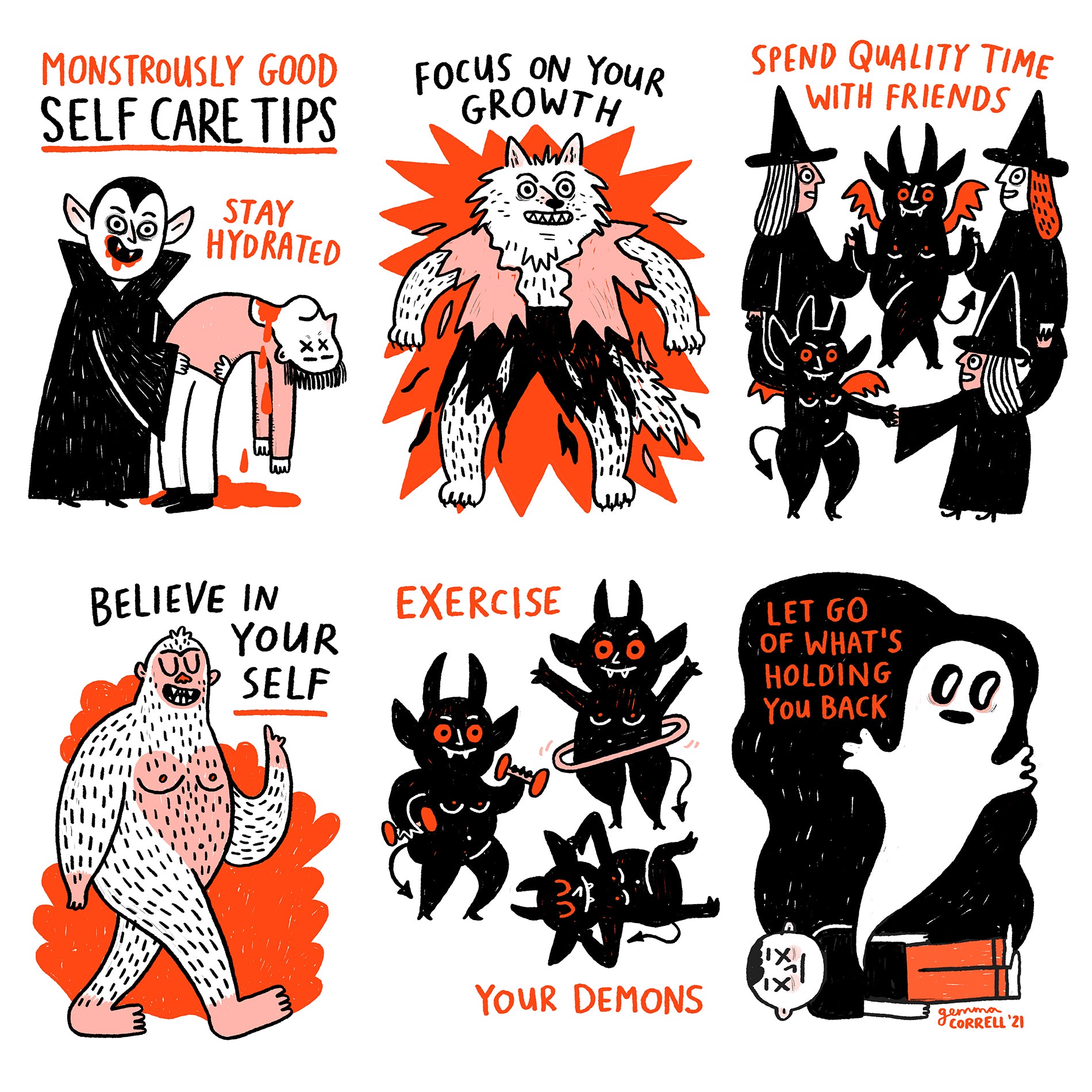 Monster Self Care Tips